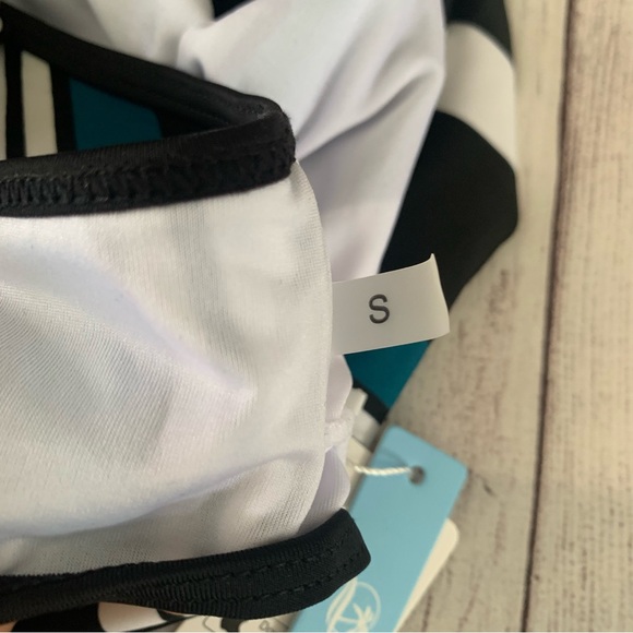 Cupshe Two Piece Swimsuit Striped Women’s US Small NEW - Picture 10 of 10